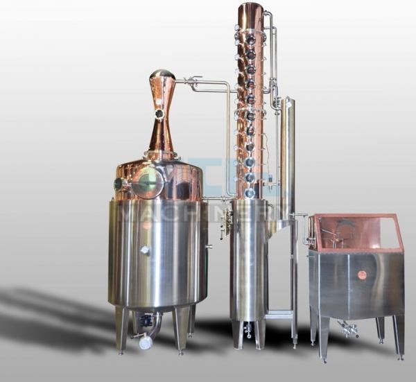 China 600L Moonshine/Whiskey/Vodka Copper Distiller Spirit Distiller factory