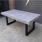 High Quality Sturdy GRC Tables Garden Concrete Furniture Table Sets In