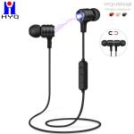 Neckband Wireless Stereo Earphone With Magnetic Bluetooth Headset Sports In -