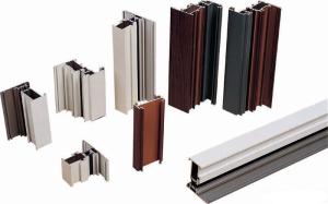China 6000 Series Powder Coated Aluminum Profile For Curtain Wall Double Glass factory