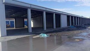 China Prefab H Section Steel Metal Workshop Buildings For Storage factory