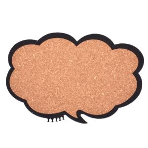 China Speech Bubble Talking Decorative Cork Bulletin Board For Children'S Room factory