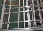 Hollow Square Double Crimped Architectural Woven Wire Mesh Aluminium Hall
