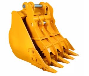 China Excavator Thumb Removable Teeth Hydraulic Thumb Bucket For Disposable Waste factory