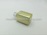 thick strong powder coating gel polish bottle UV metallic gold coating color gel