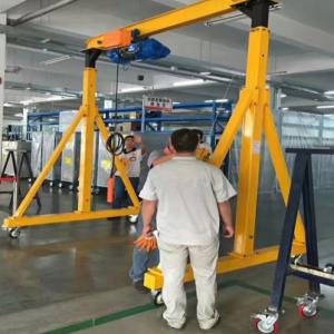 China 6 Ton Mobile A Frame Gantry With Short Circuit Protection High Speed 10m/Min factory
