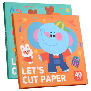 Kindergarten Preschool Creative Learning Toy Paper Cutting Art Scissor Skills