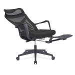 90MM Swivel Mesh Office Chair / Nylon Castor High Back Chair With Lumbar Support