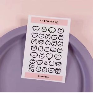 Waterproof Digital Printing Cartoon Sticker Sheet For Business