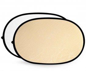 Portable 2 in one Multi Collapsible Disc Photo Reflector RFT-03 Soft Gold &
