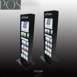 POP daily necessities corrugated floor display rack for shampoo
