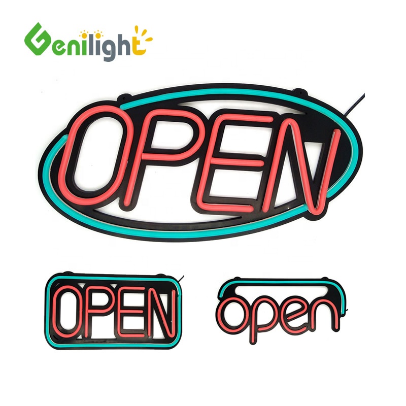 Superbrightness LED Neon Illuminated Light Sign 48*25cm with 10 Kind Change Function
