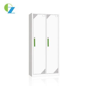 China KD 2 Doors Gym RAL Handle Steel Office Lockers factory