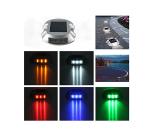 Reflective Aluminium Solar Road Studs Spike Flashing Light Double Side