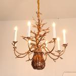 LED E14 Ceiling Crystal Candle Chandelier Lamp Waterproof Dirt Resistant