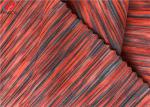 melange Weft Knitted Fabric Polyester Spandex Yarn Dyed Fabric For Sportswear