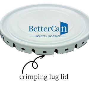 China Custom Tin Accessories 0.30mm Metal Lug Lids With Spouts Auto Stamping Machine factory