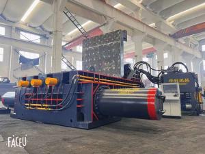 China 1000Tons Scrap Metal Baler Press 50HZ PLC With Remote Control factory