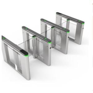 China High Speed Office Security Gates Mechanical Swing Gate With Servo Motor 50W factory