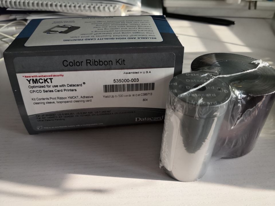 Datacard CD800 ID Card Printer Color Ribbons 9mm Width Wide Selection in Malaysia