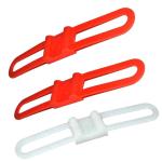 Durable Light Package Included 100% Pure Silicone Elastic Bicycle Rubber Band