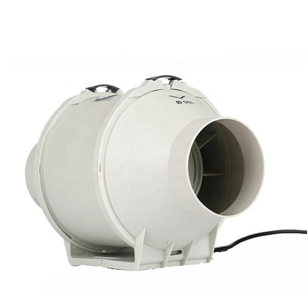 240V Duct Fan Mounting CE Standard Mixed Flow Inline Fan Customized Logo Dust