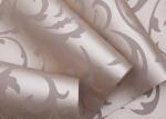 Elegant Non - woven Modern Removable Wallpaper / Leaf Pattern Wallpaper