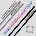 Linear Light Bar for Recessed Cabinets Cuttable Length Every 3 LEDs Wardrobe