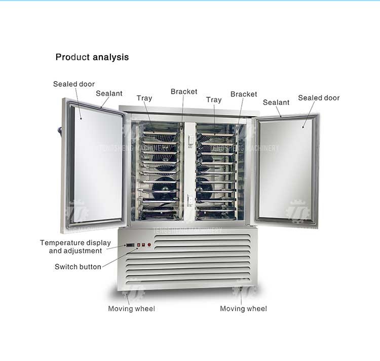 Automatic Stainless Steel Bun Quick-Freezer Food Seafood Quick-Freezer