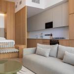 Custom Kitchenette For Hotel Small Wooden Cupboard All In One Kitchen Unit