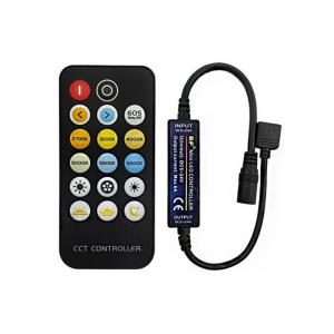 China DC Dual Color Temperature LED Controller Dimmer With 17 Key Wireless RF Remote Control factory