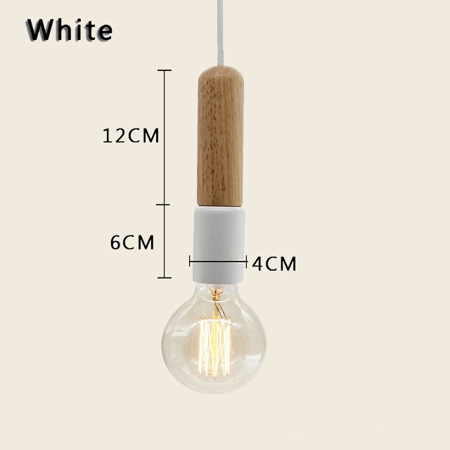 Nordic Lamp Wood LED Pendant Lights Kitchen Home Decor mini pendant lamp(WH-AP-595)