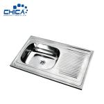 Stainless Steel Kitchen Sink Topmount Kitchen Sink Single Bowl Kitchen Sink For