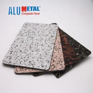 China 5000mm Marble Aluminum Composite Panel AA1100 8mm Wood Grain Acp Exterior Cladding factory