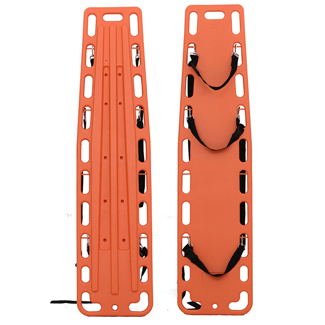 Orange Emergency Spine Board HDPE Rescue Collapsible Spine Board