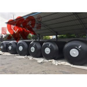 Navy EVA PU Skin Foam Filled Marine Fenders Collision Defense