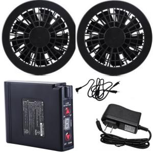 China 7.2V Jacket Cooling Fan Battery Set 4400mAh With Charger For Summer Workwear factory