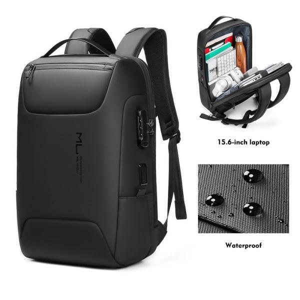 New bag laptop usb charging anti theft men mochilas escolares waterproof bagpack