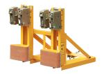 DG1000D Forklift Mounted Rubber-belt Drum Grabbers Capacity 1000Kg