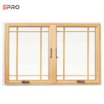 Sound Insulation Aluminum Casement Windows Powder Coating Double Glazed