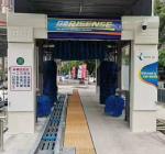 Automatic Tunnel Car Wash Machine With Hot-Dipped Galvanized Steel Frame