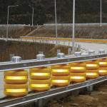 Road Traffic Safe EVA PU Material Roller Barrier with ISO Certificate on Sale