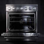 Electric Stove With Oven 30 Inch Freestanding Electric Range 124L / 4.4 Cu.Ft.