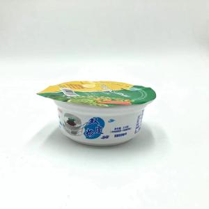 China Eco Friendly 8 Oz Frozen Yogurt Cups Pre cut Lid Crack Resistance factory