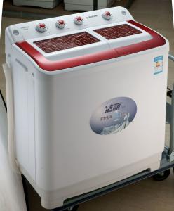China Large Capacity Twin Tub High Efficiency Top Load Washing Machine With Dryer Glass Cover Colorful factory