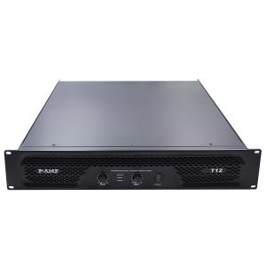 China T12 From 2 X 1200W Professional Power Amplifier Class A Black factory