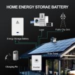 Cycle Life 48V 51.2V 100Ah Lithium Ion Lifepo4 Battery For OEM 5kWh 10kWh 15kWh