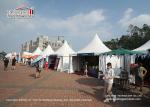 Polyester Textile 5X5m Gazebo Canopy Tent Wind Resistance 100km/H