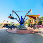 380v 50hz Amusement Park Rides Kite Aircraft Load 32 Riders Diameter 14m