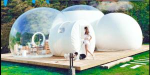 China waterproof PVC Inflatable Bubble Tent Take Outdoor Adventures To Next Level factory